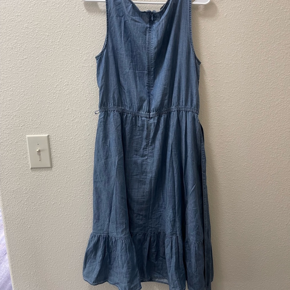 Talbots Light Blue Denim Mini Dress - Picture 2 of 3